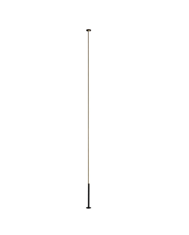 VERTICAL * PIE SALON LED NEGRO